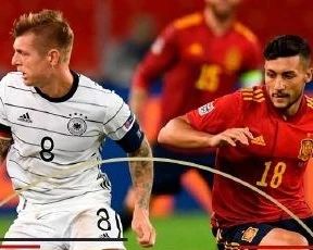 欧国联：加亚最后时刻读秒破门 德国遭西班牙绝平